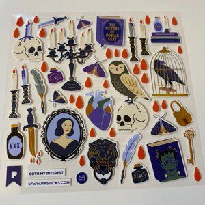 Pipsticks Goth My Interest Halloween Stickers